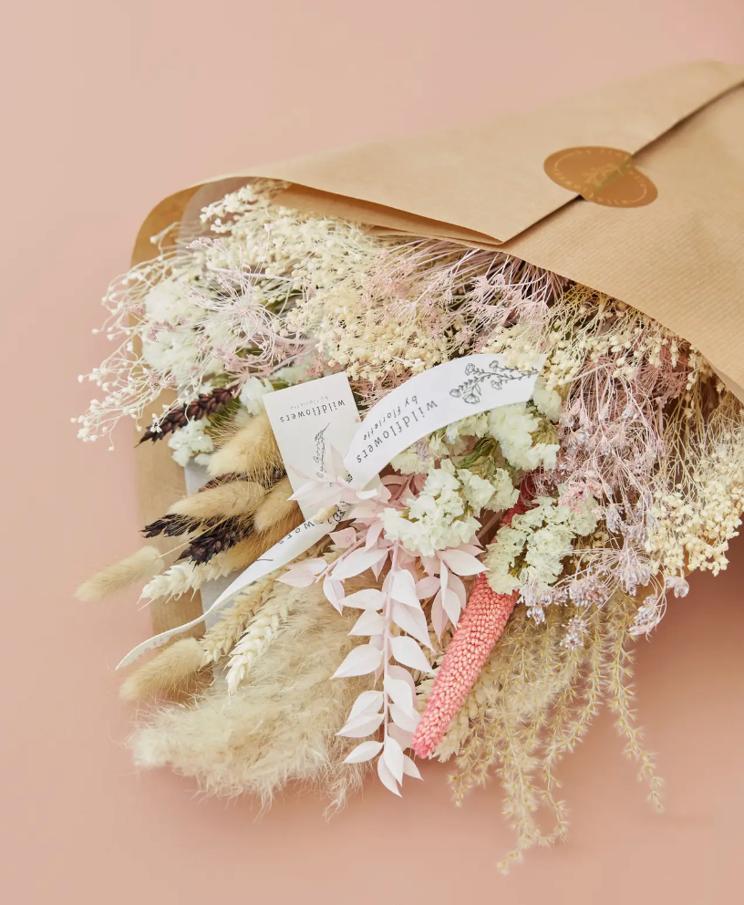 Droogboeket Exclusive Blush