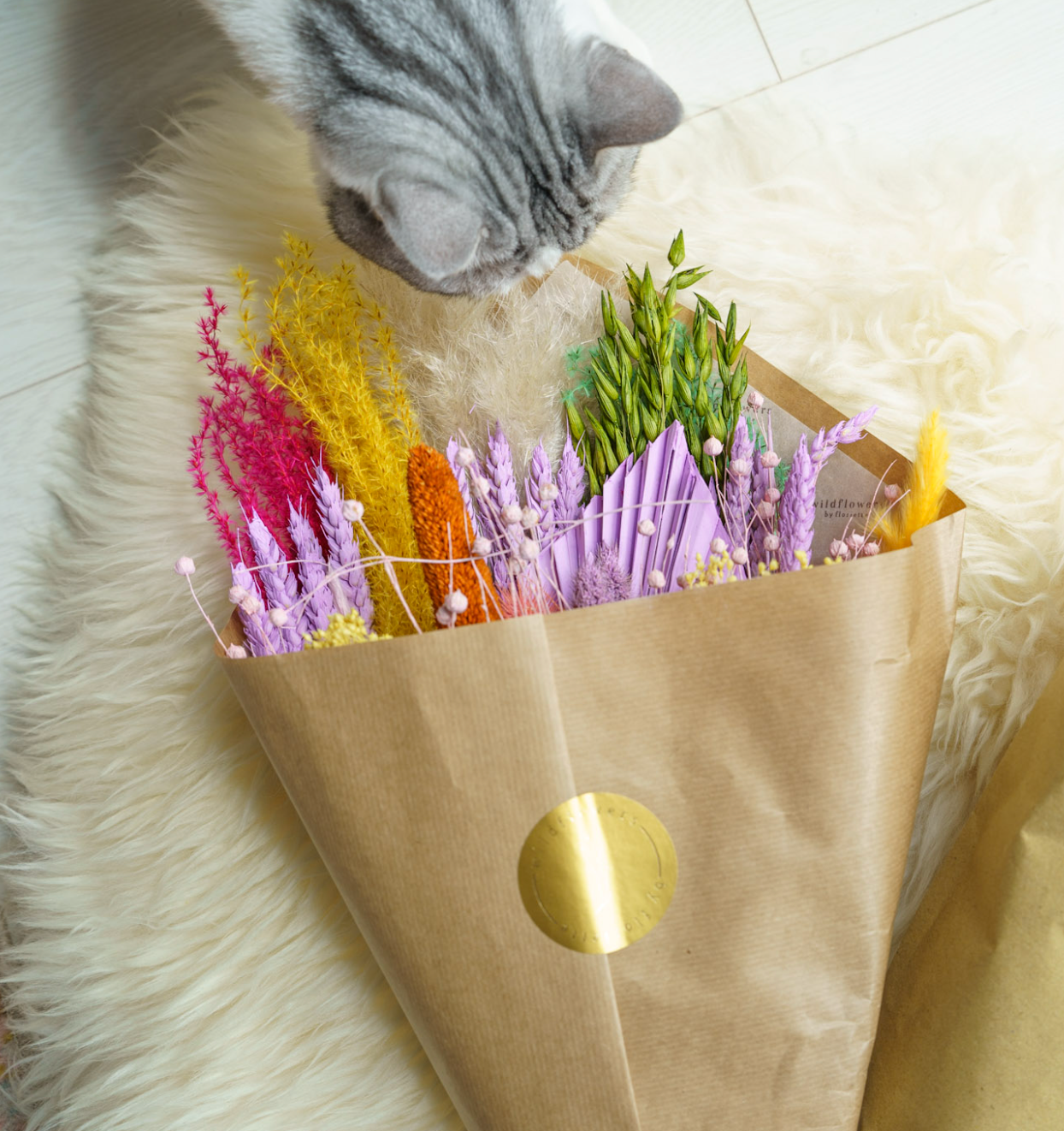 Droogboeket Zomergloed
