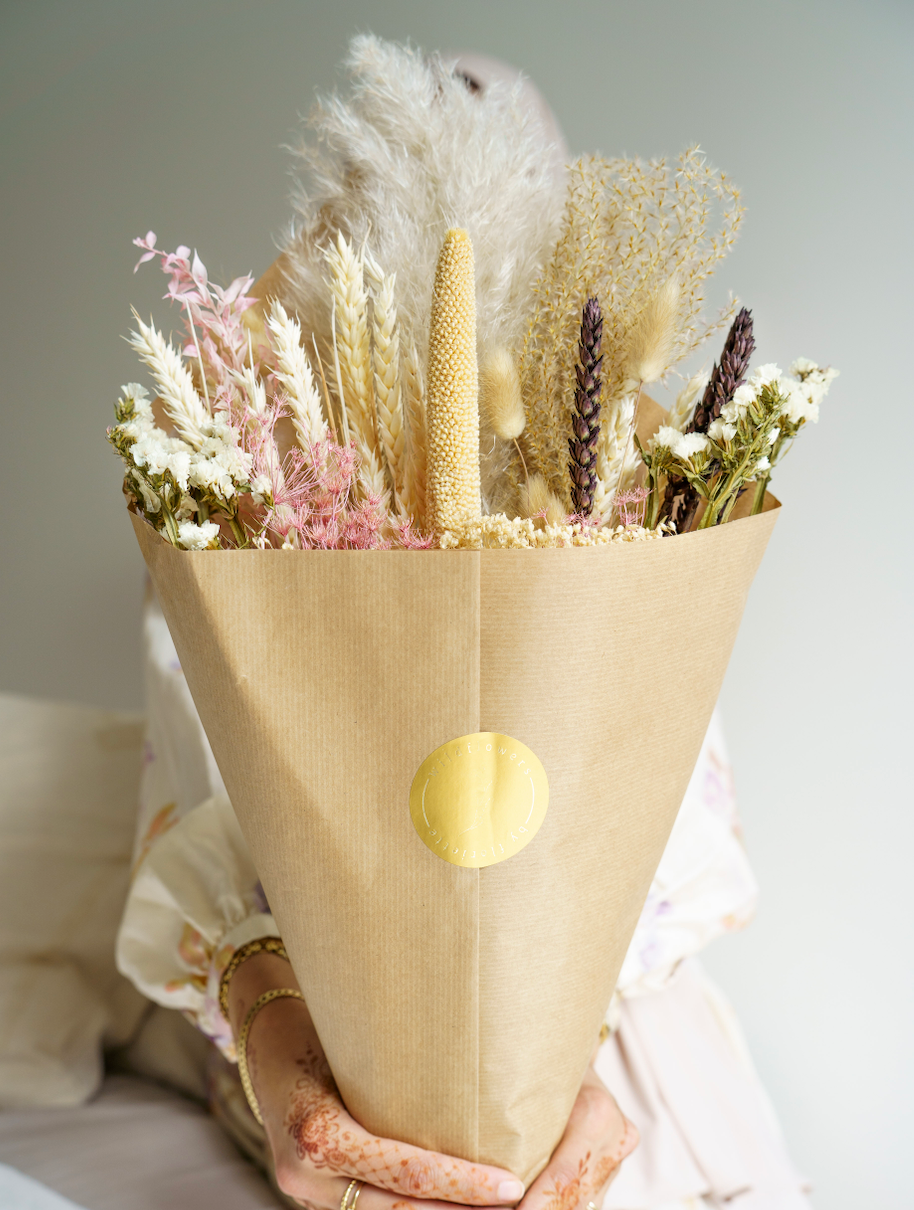 Droogboeket Exclusive Blush